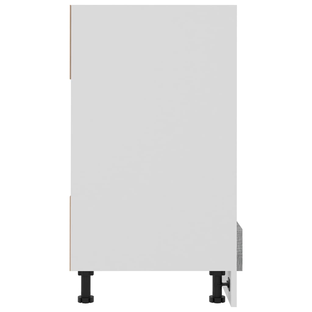 Oven Cabinet Lyon Grey Sonoma 60x46x81.5 cm Engineered Wood