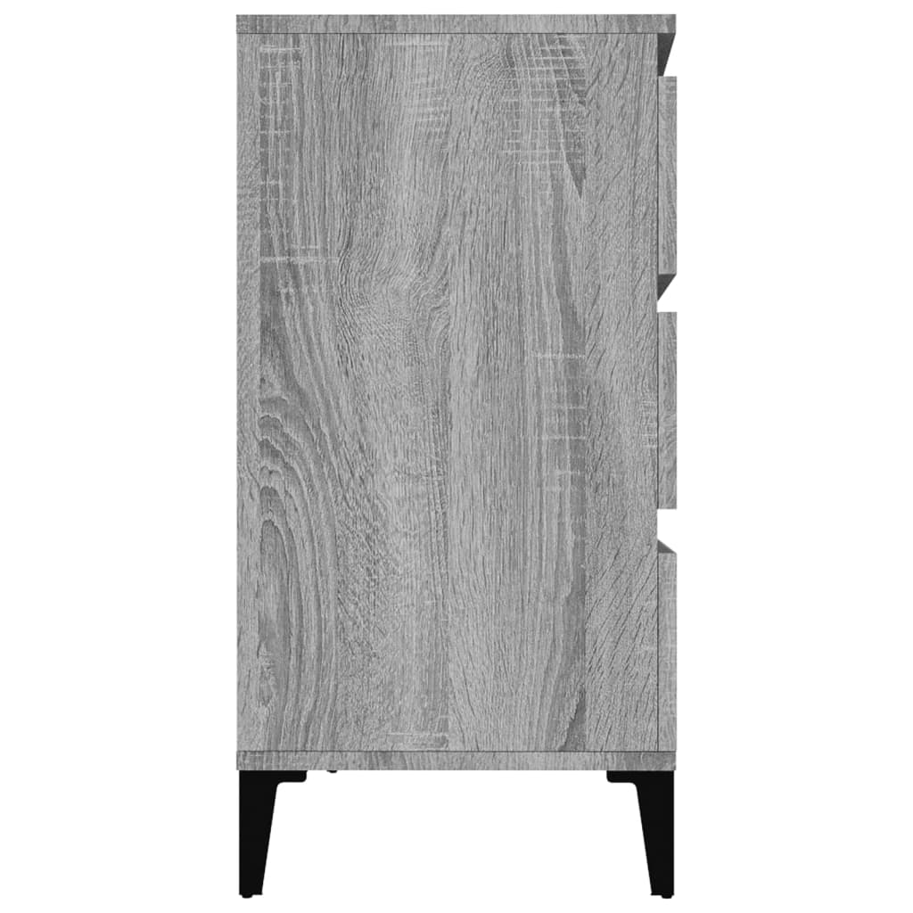 Sideboard Grey Sonoma 60x35x70 cm Engineered Wood