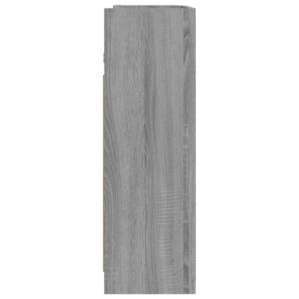 Bathroom Mirror Cabinet Grey Sonoma 62.5x20.5x64 cm Engineered Wood