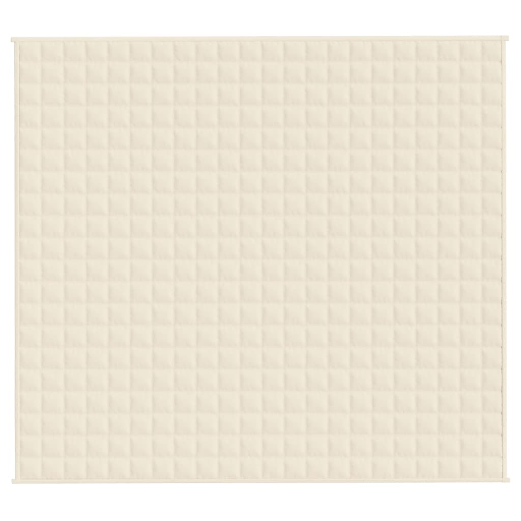 Weighted Blanket Light Cream 200x220 cm 13 kg Fabric