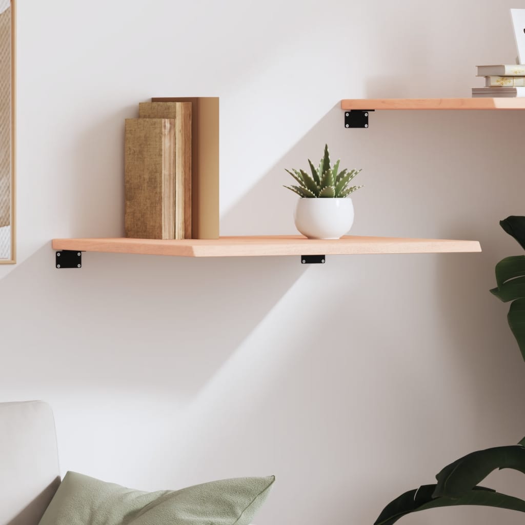 Wall Shelf 60x60x2 cm Untreated Solid Wood Oak