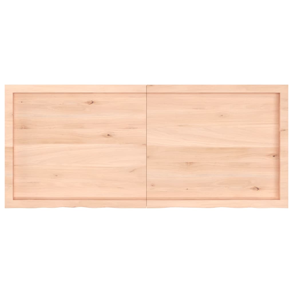 Wall Shelf 140x60x(2-6) cm Untreated Solid Wood Oak
