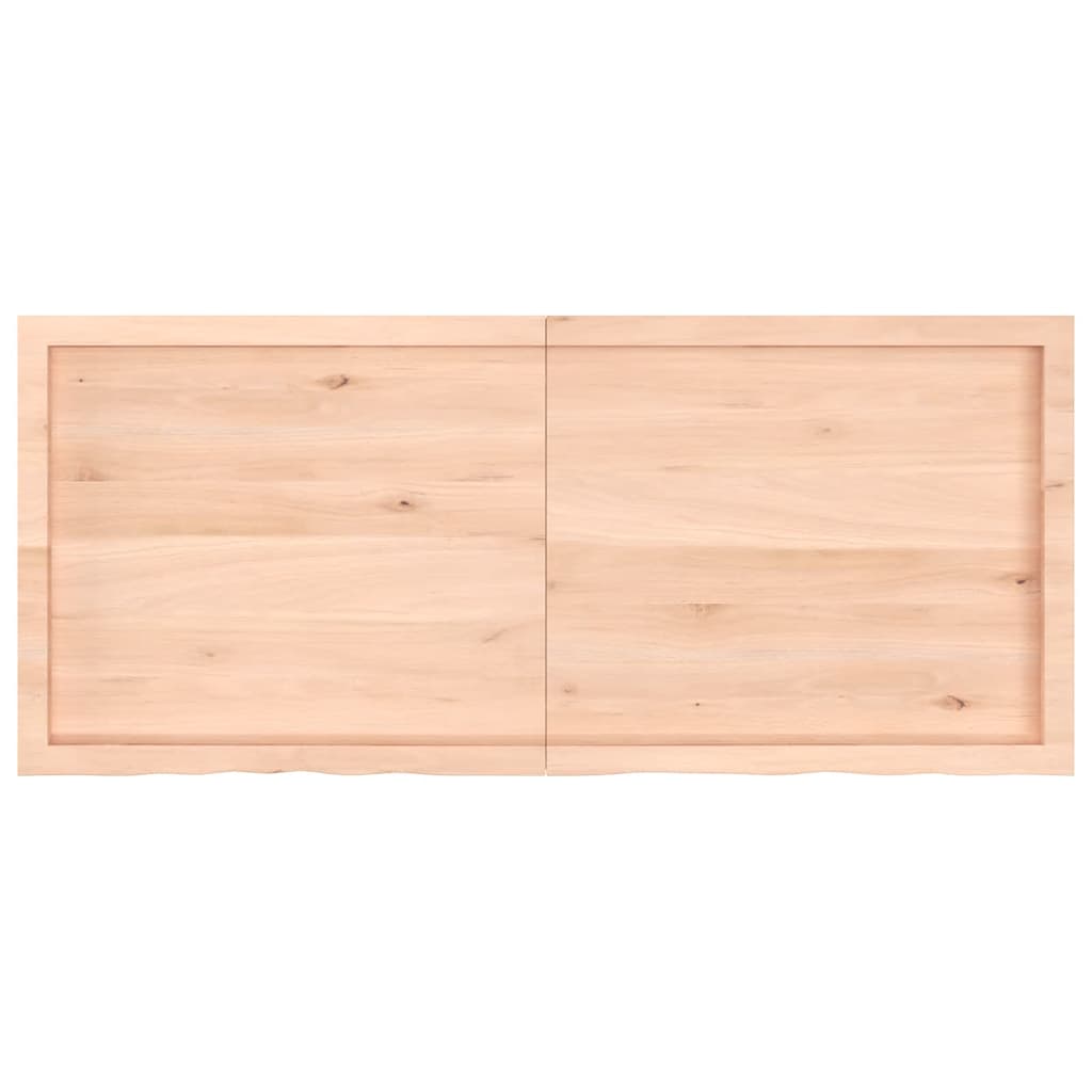 Wall Shelf 140x60x(2-6) cm Untreated Solid Wood Oak