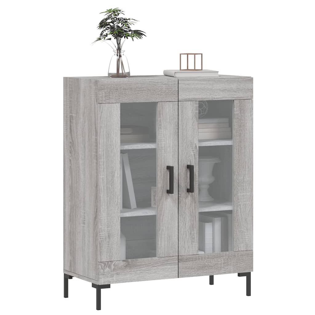 Sideboard Grey Sonoma 69.5x34x90 cm Engineered Wood