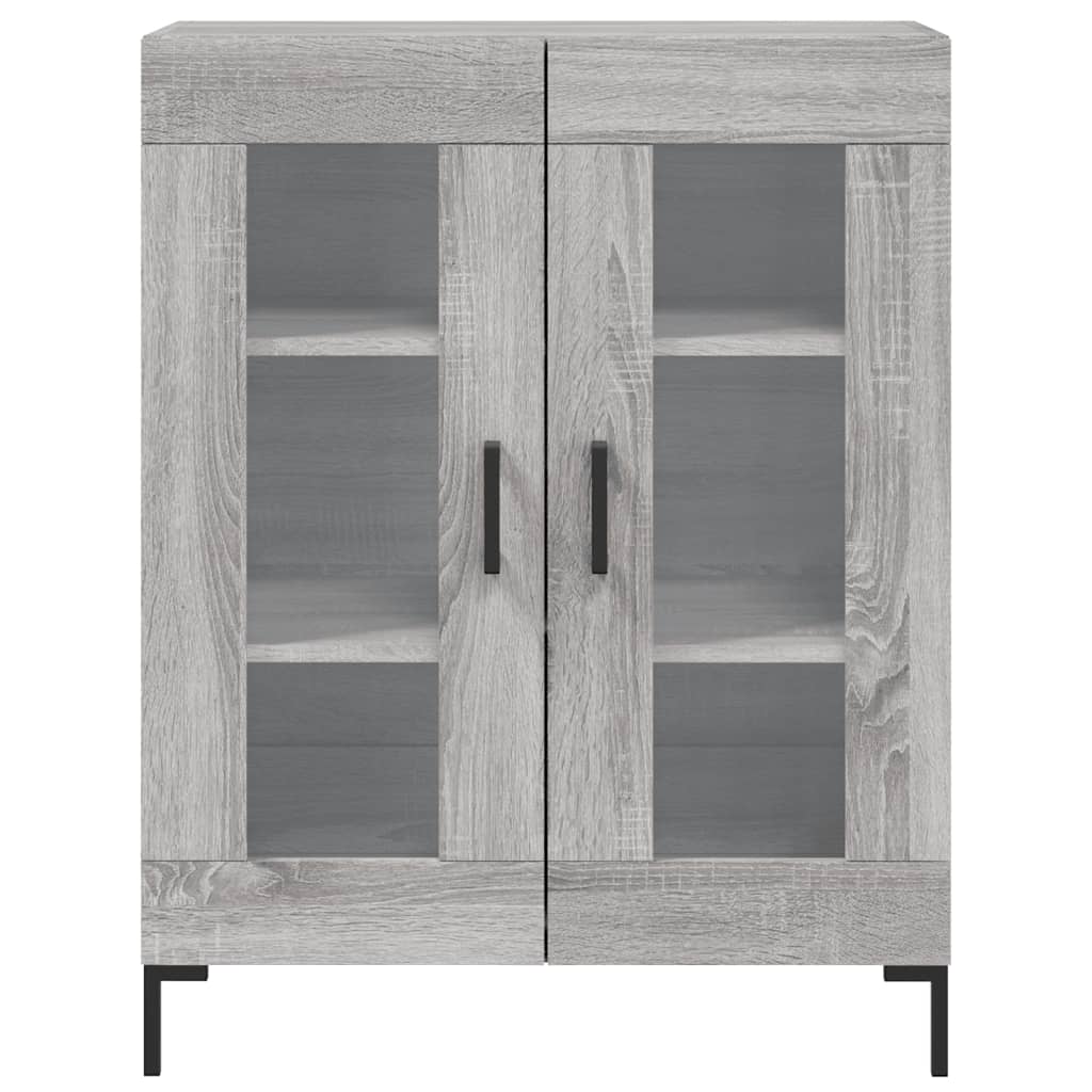 Sideboard Grey Sonoma 69.5x34x90 cm Engineered Wood