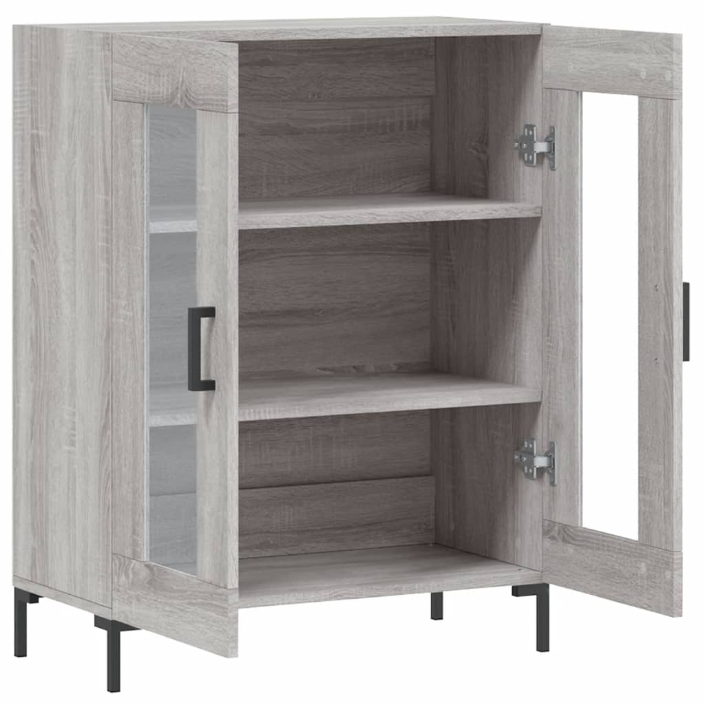 Sideboard Grey Sonoma 69.5x34x90 cm Engineered Wood