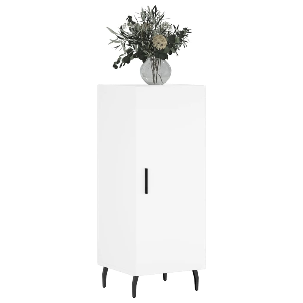 Sideboard White 34.5x34x90 cm Engineered Wood