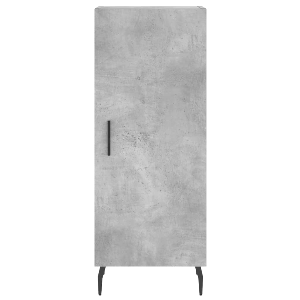 Sideboard Concrete Grey 34.5x34x90 cm Engineered Wood