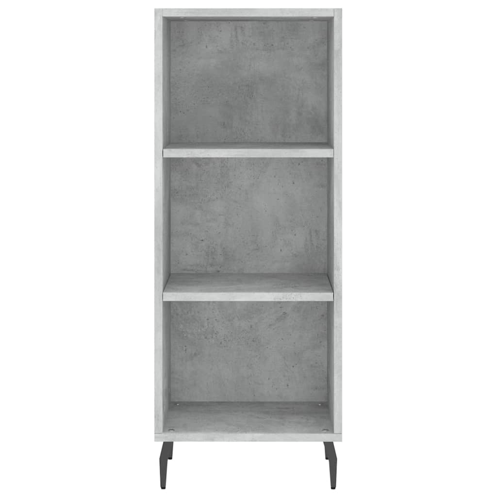 Sideboard Concrete Grey 34.5x32.5x90 cm Engineered Wood