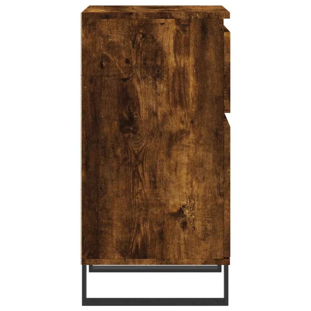 Sideboards 2 pcs Smoked Oak 40x35x70 cm Engineered Wood