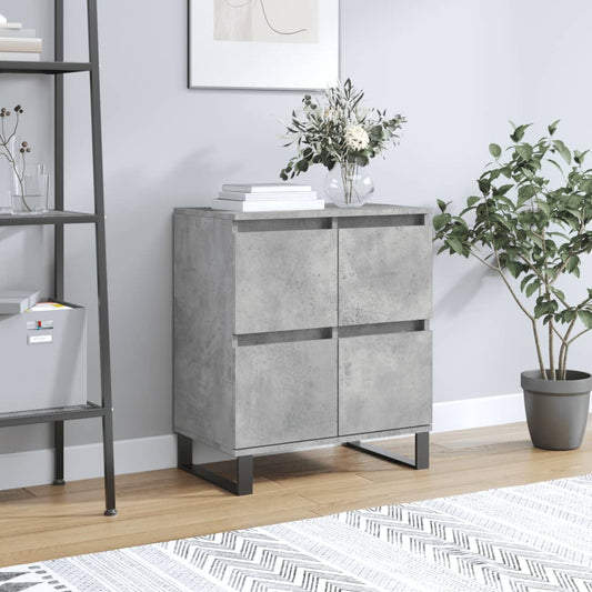 Sideboard Concrete Grey 60x35x70 cm Engineered Wood