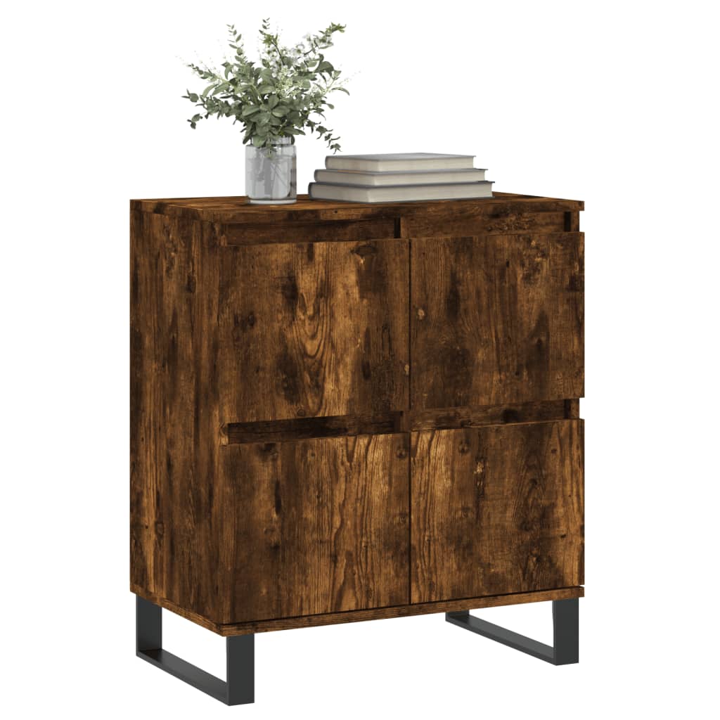 Sideboard Smoked Oak 60x35x70 cm Engineered Wood