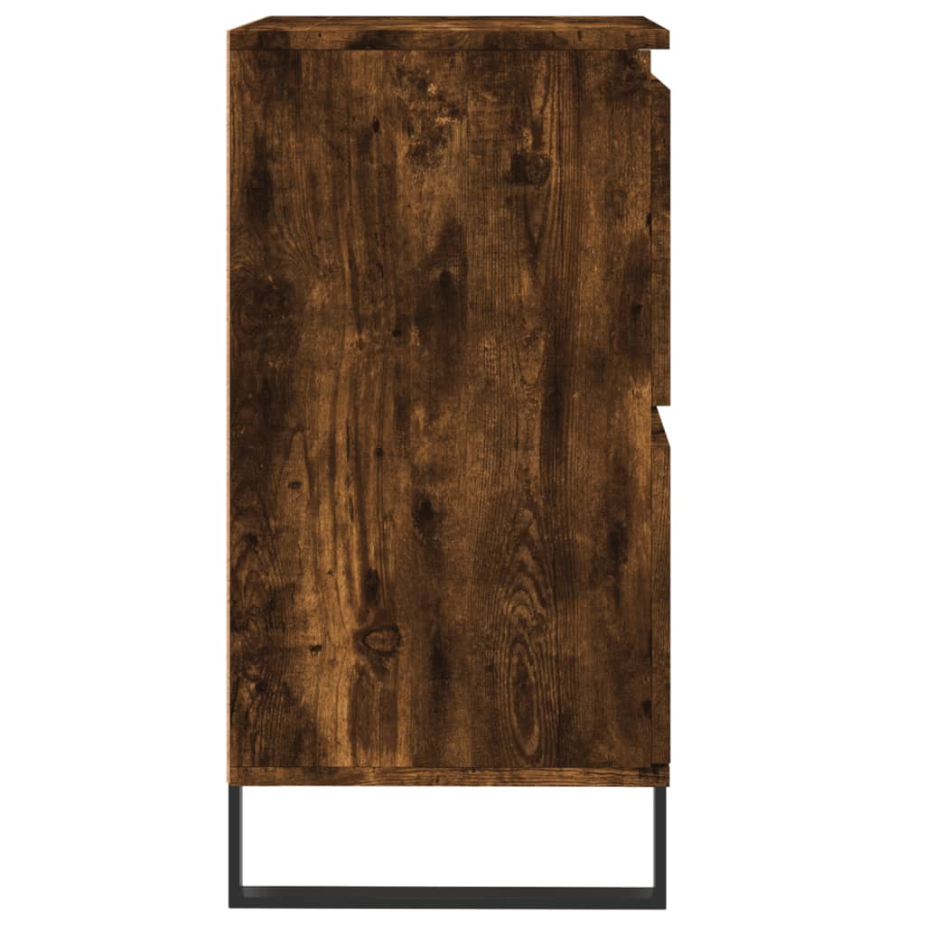 Sideboard Smoked Oak 60x35x70 cm Engineered Wood