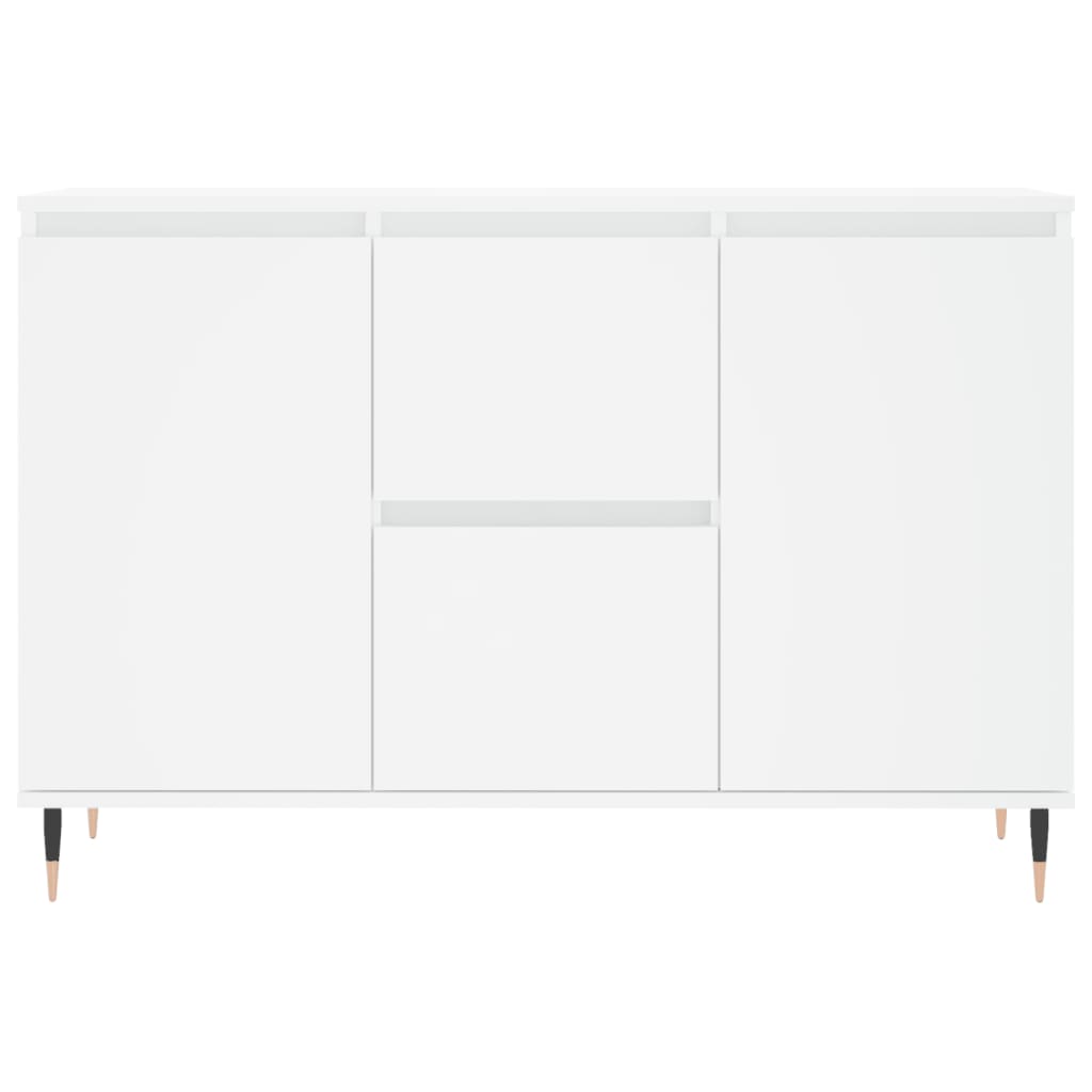 Sideboard White 101.5x35x70 cm Engineered Wood