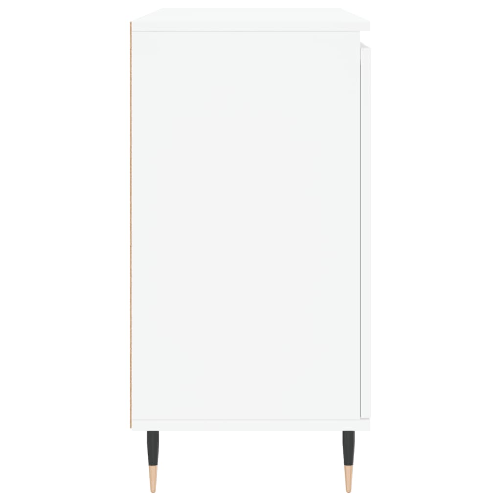 Sideboard White 101.5x35x70 cm Engineered Wood
