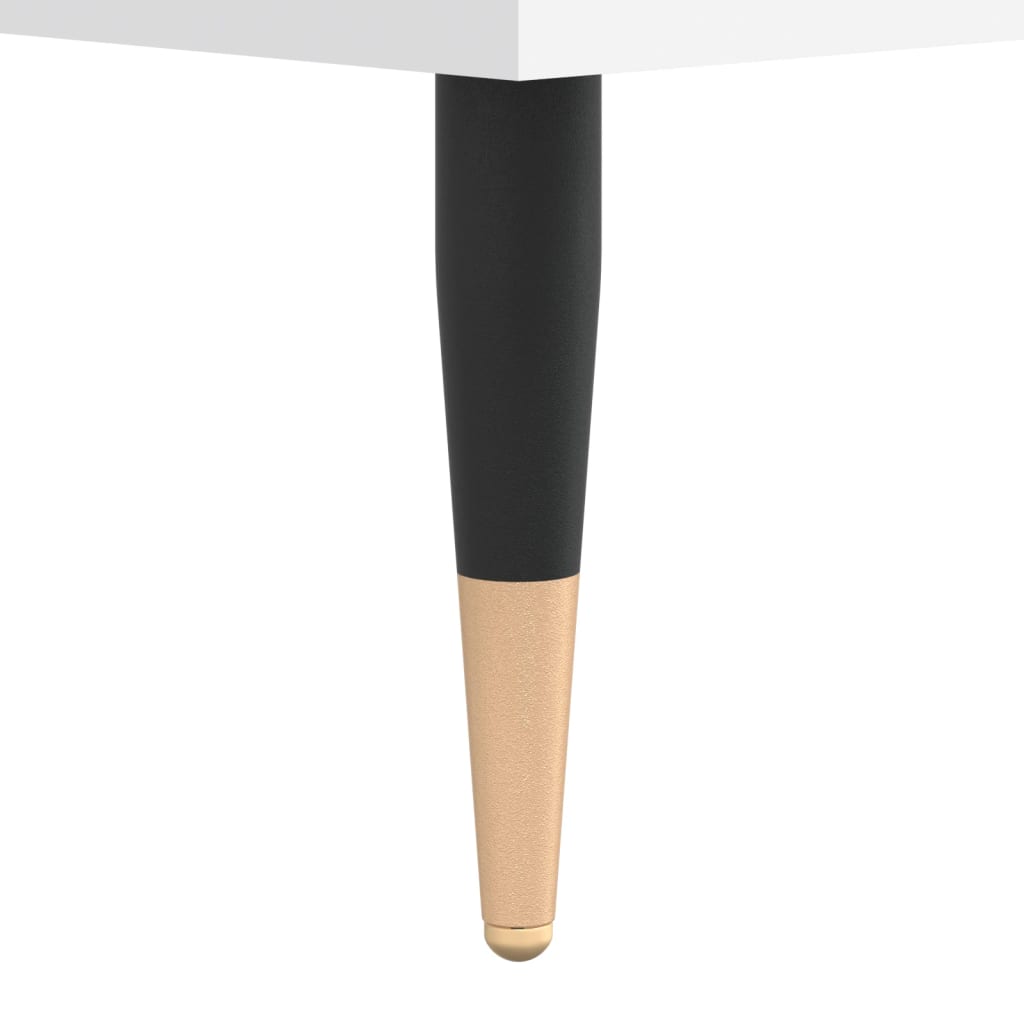 Sideboard White 101.5x35x70 cm Engineered Wood