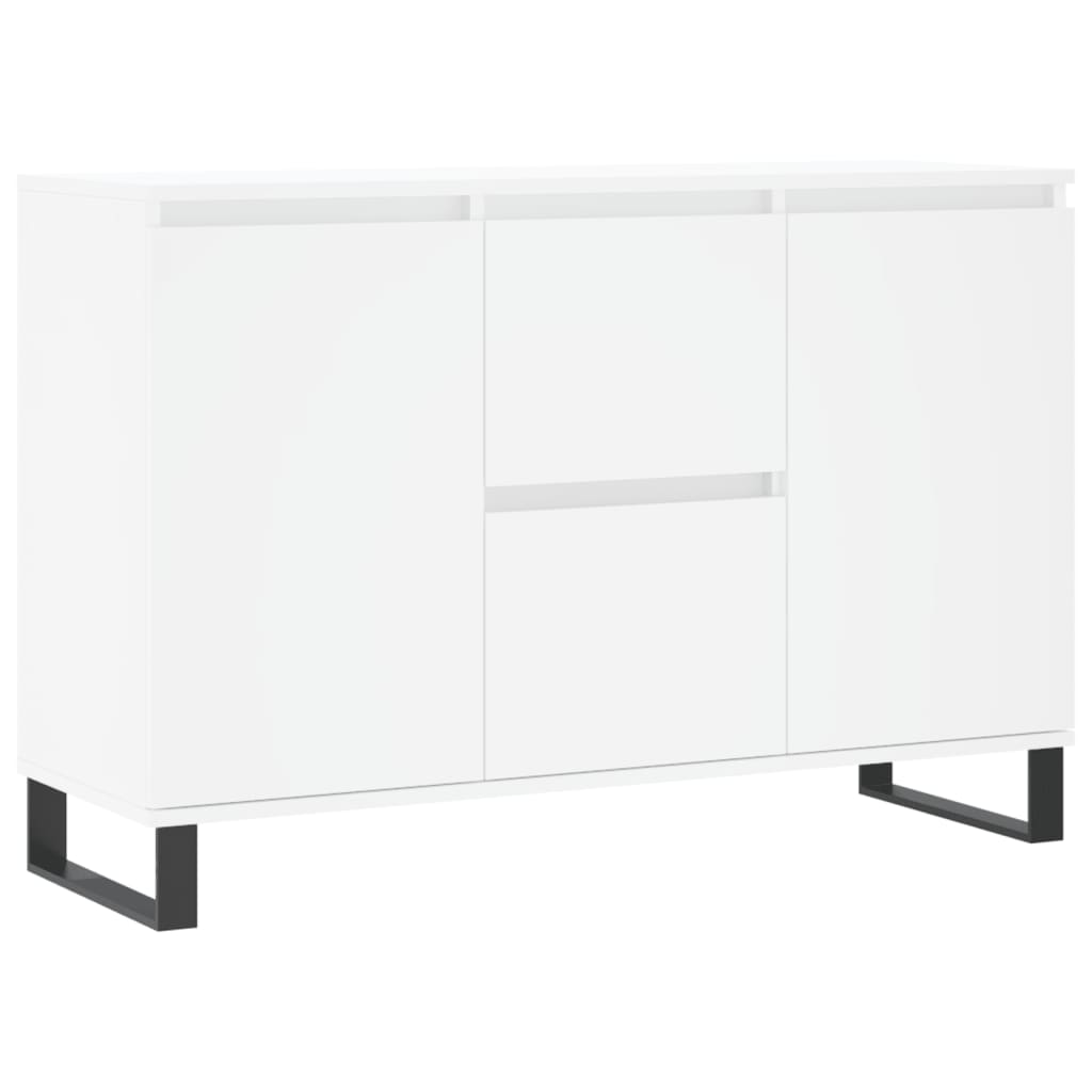 Sideboard White 101.5x35x70 cm Engineered Wood
