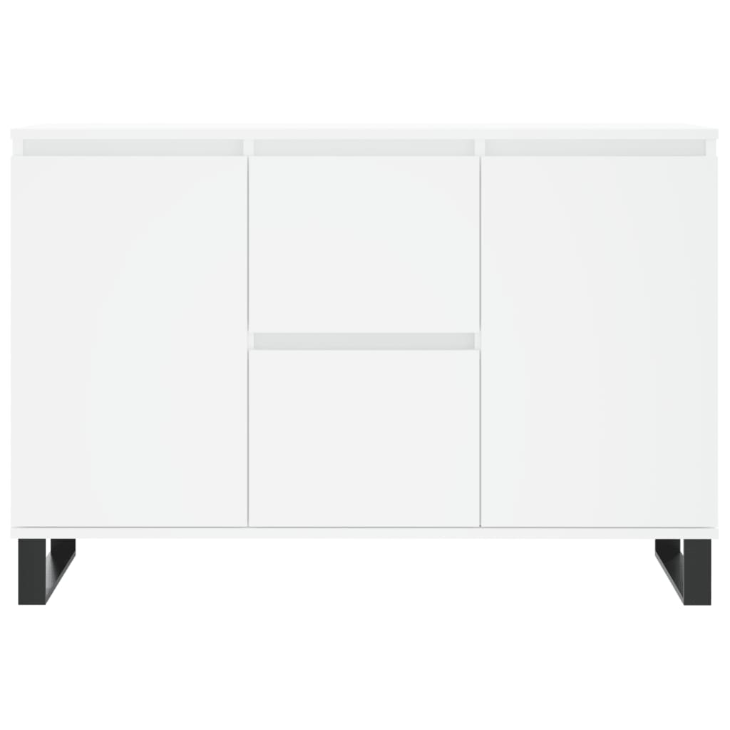 Sideboard White 101.5x35x70 cm Engineered Wood