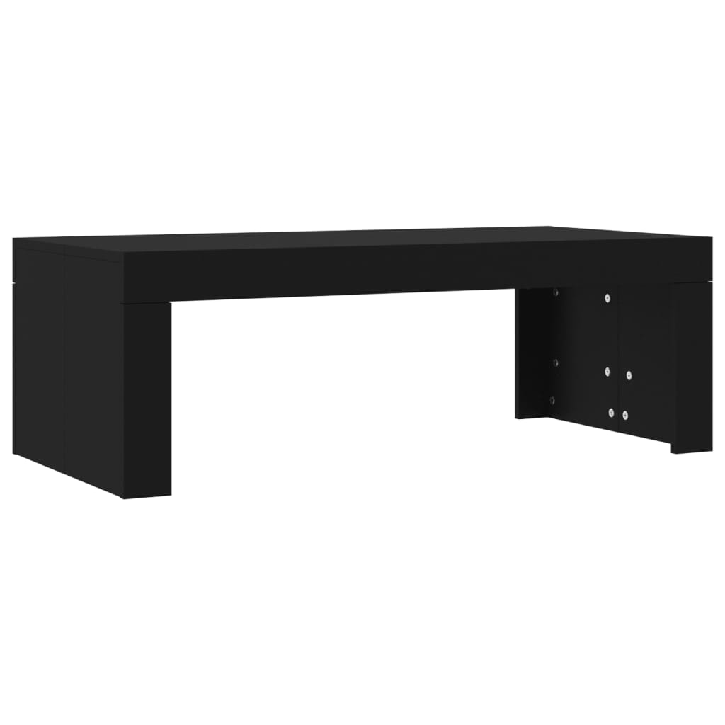 Coffee Table Black 102x50x36 cm Engineered Wood