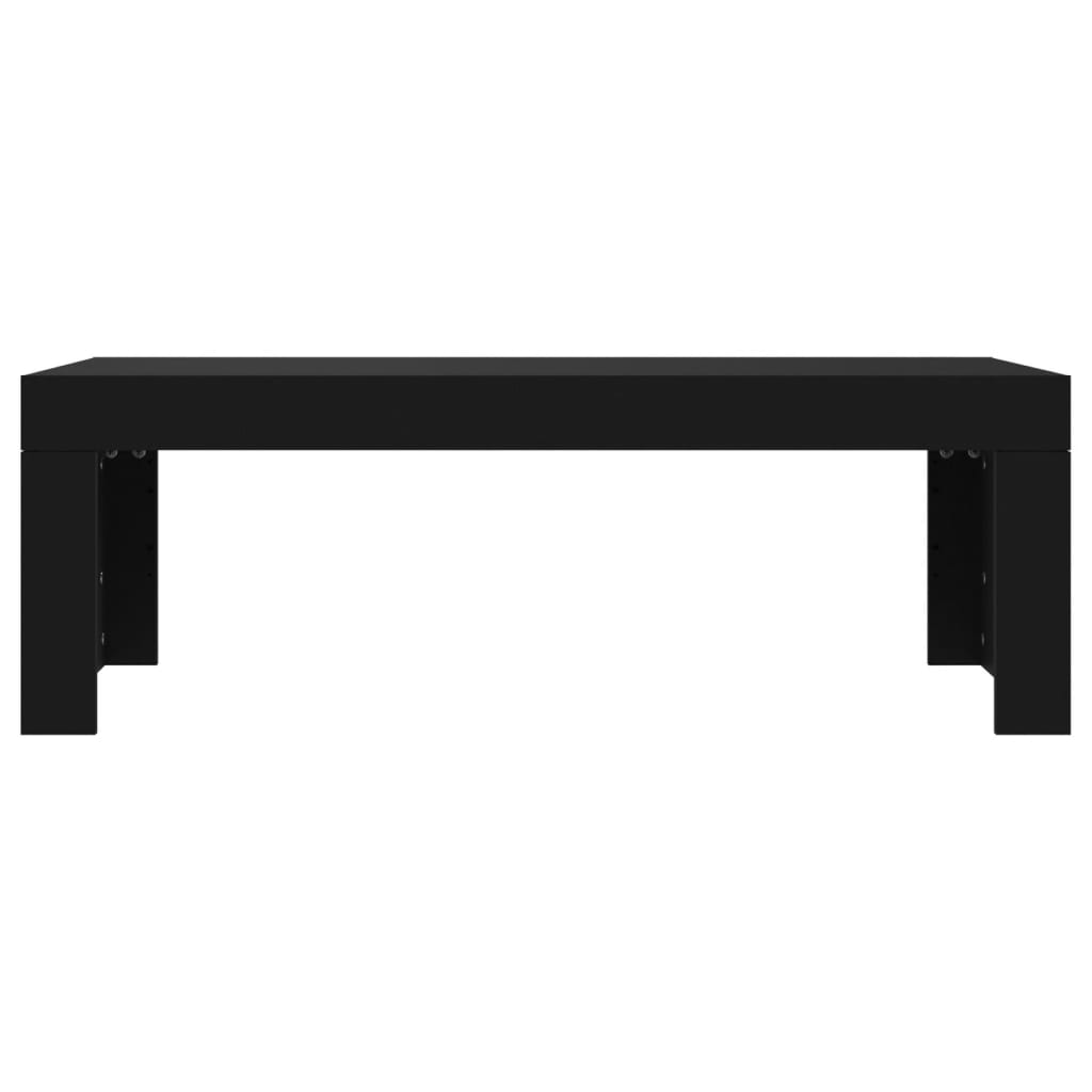 Coffee Table Black 102x50x36 cm Engineered Wood