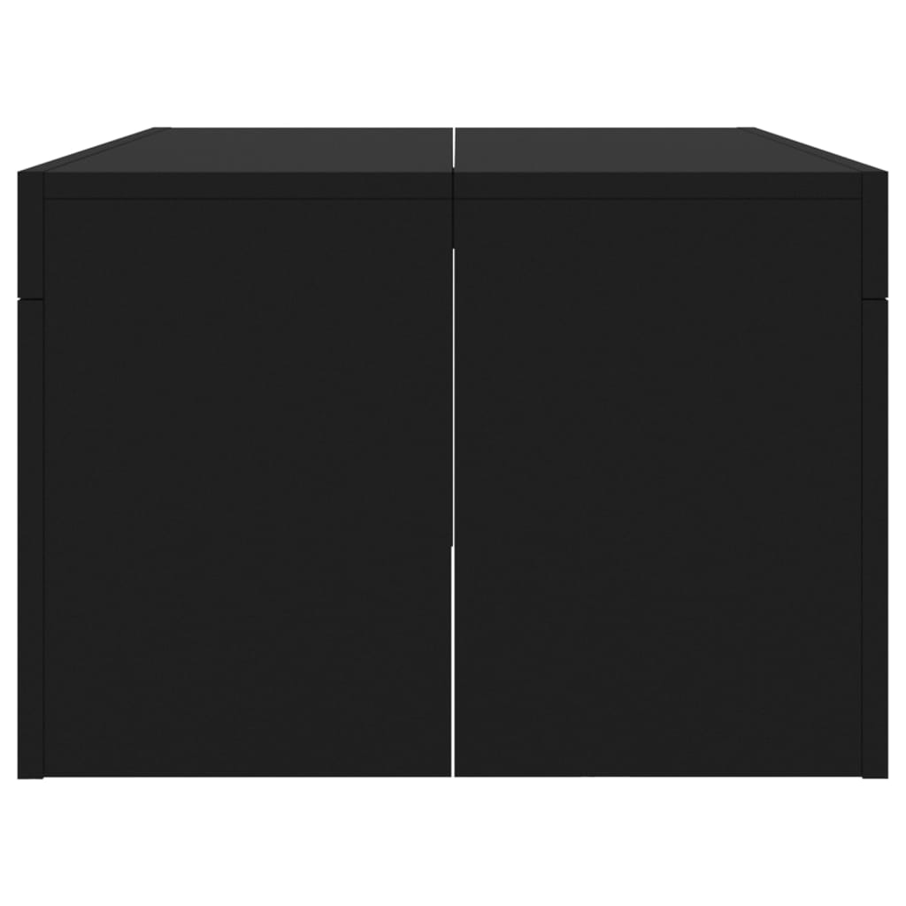 Coffee Table Black 102x50x36 cm Engineered Wood