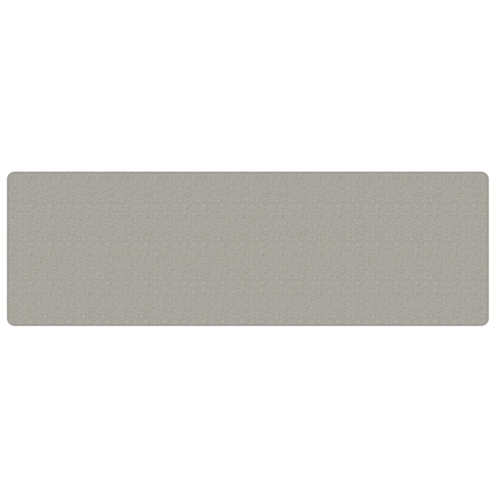 Carpet Runner Sisal Look Taupe 80x250 cm