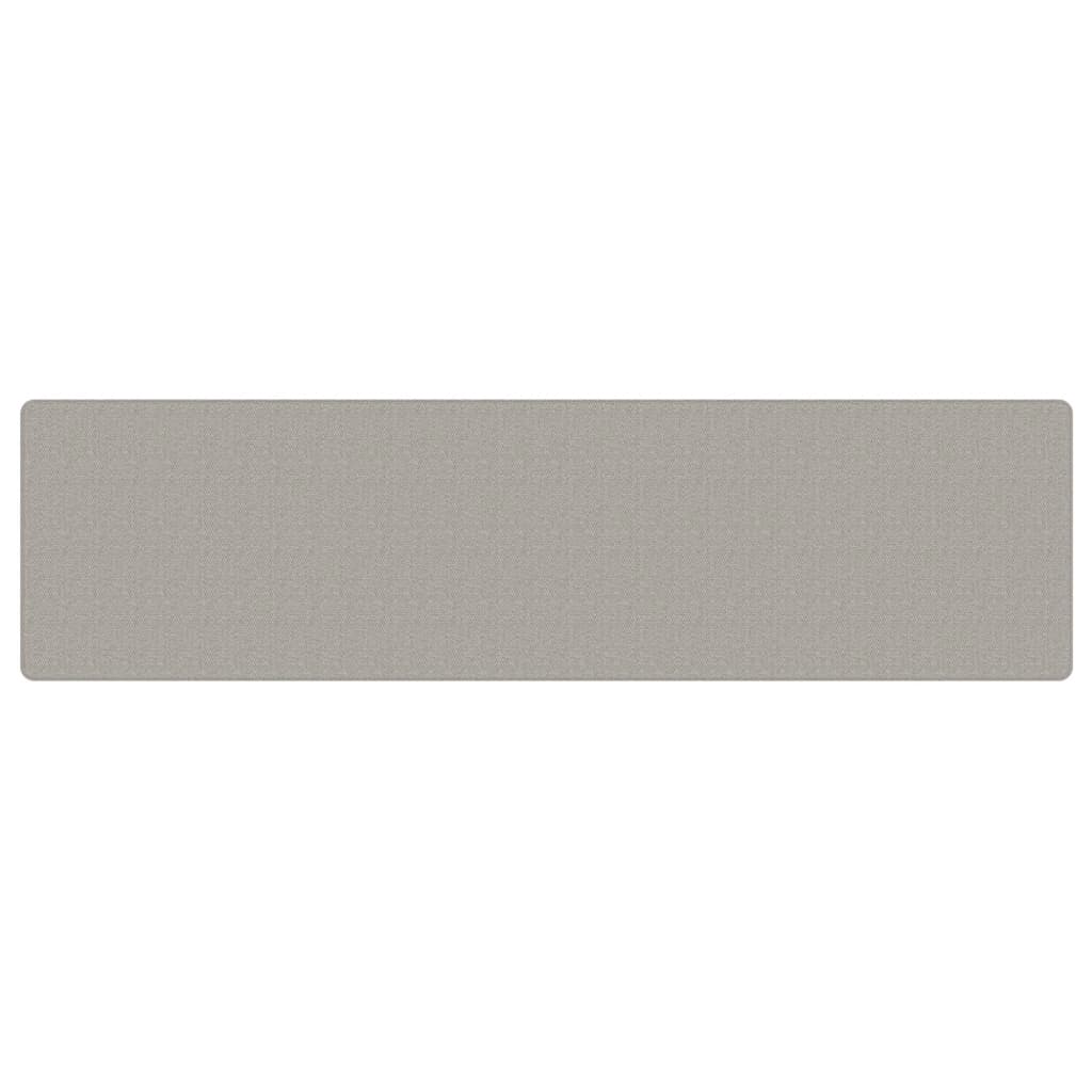 Carpet Runner Sisal Look Taupe 80x300 cm