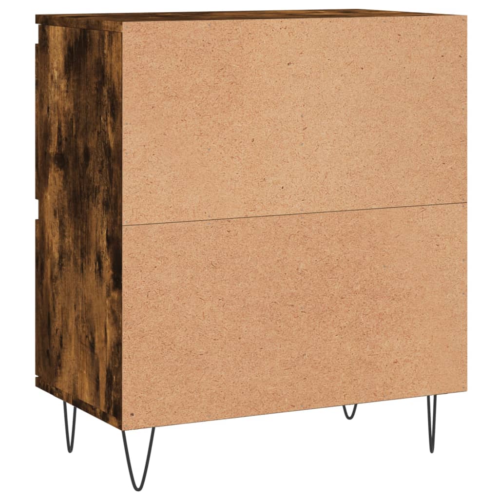 Sideboards 3 pcs Smoked Oak Engineered Wood