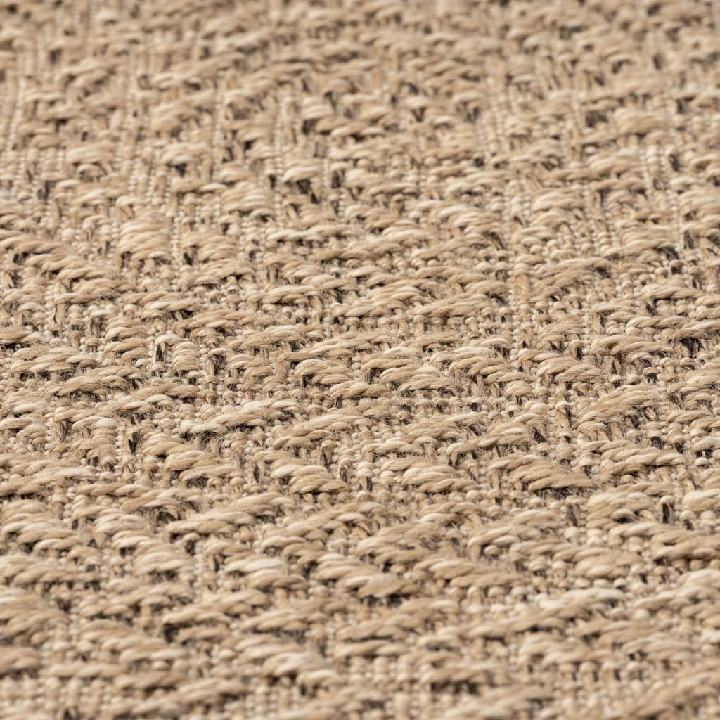 Rug ZIZUR 120 cm Jute Look Indoor and Outdoor