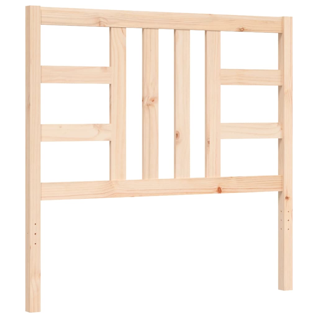 Bed Frame without Mattress 100x200 cm Solid Wood Pine