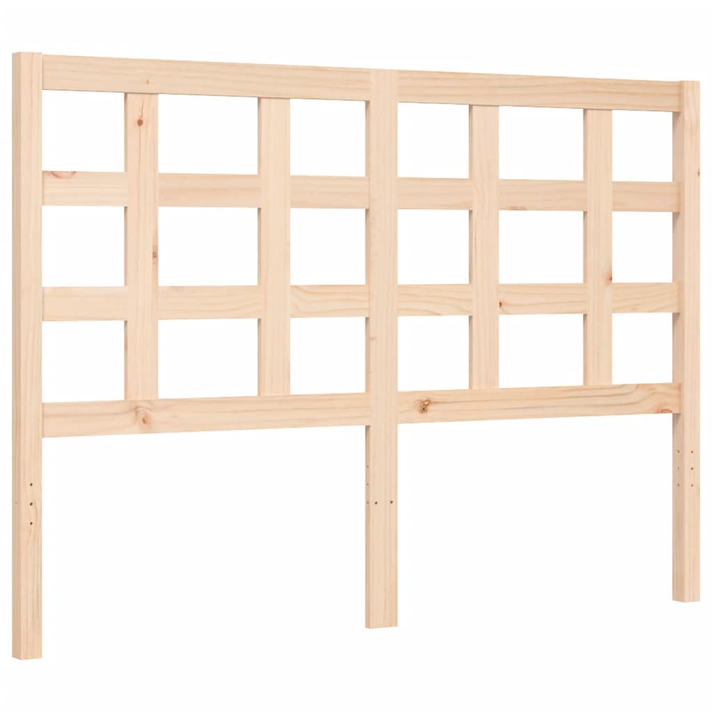 Bed Frame without Mattress 120x200 cm Solid Wood Pine