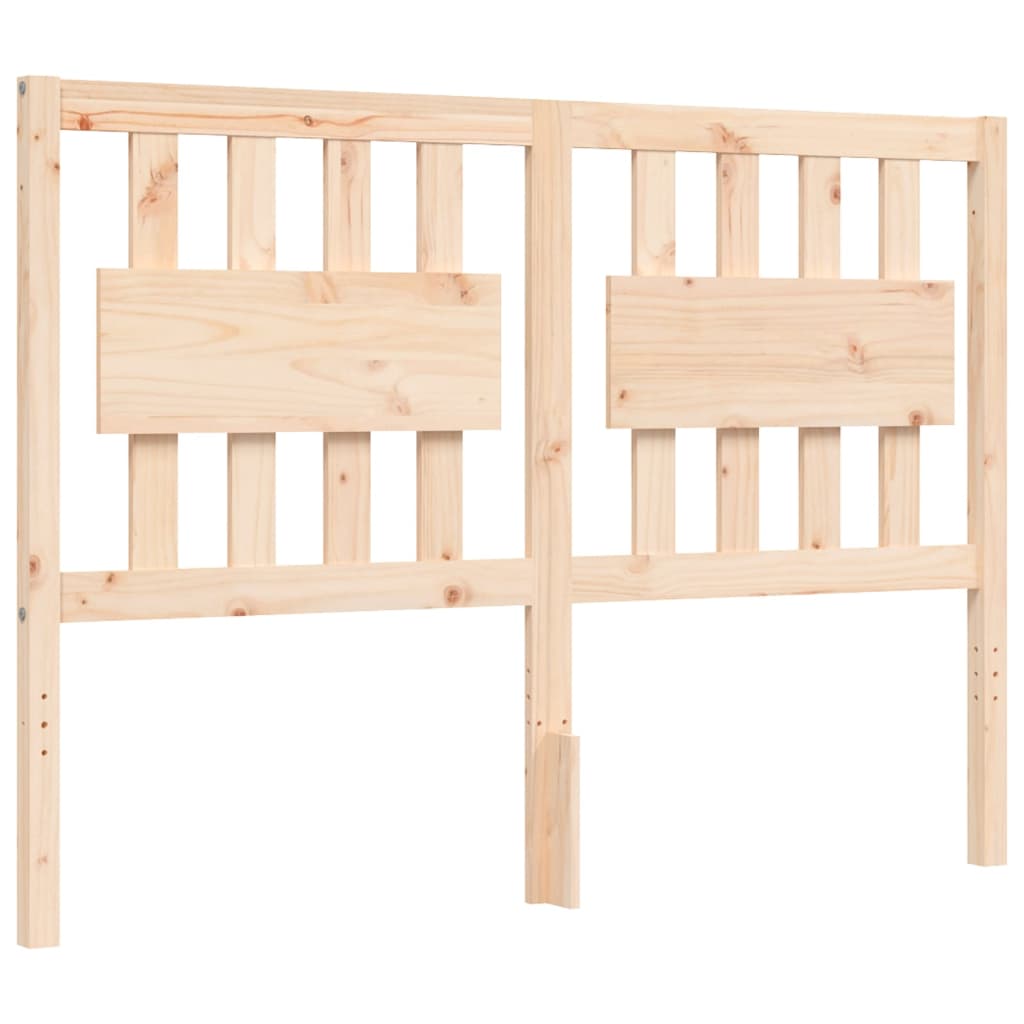 Bed Frame without Mattress 120x200 cm Solid Wood Pine