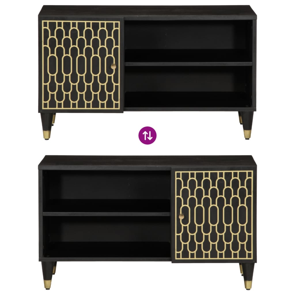TV Cabinet 80x31x46 cm Solid Wood Mango