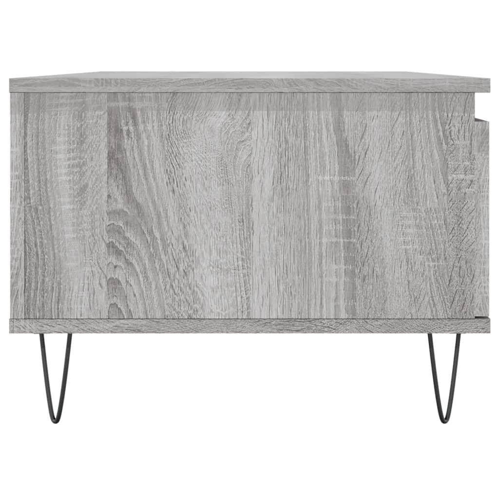Coffee Table Grey Sonoma 90x50x36.5 cm Engineered Wood