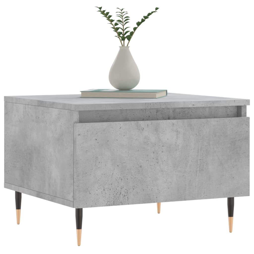 Coffee Tables 2 pcs Concrete Grey 50x46x35 cm Engineered Wood
