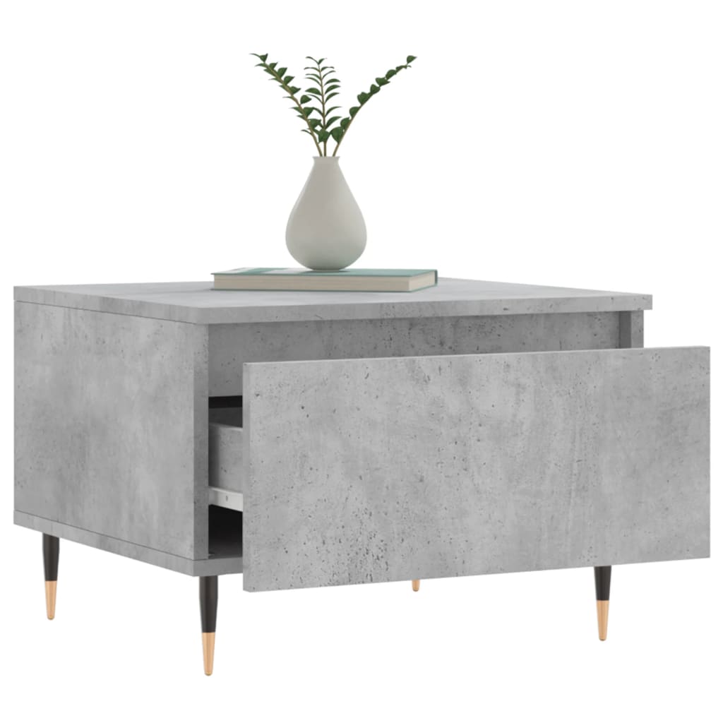 Coffee Tables 2 pcs Concrete Grey 50x46x35 cm Engineered Wood