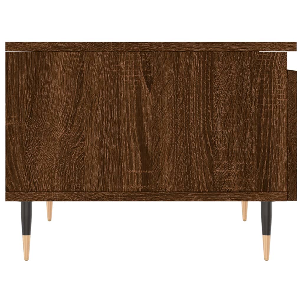Coffee Table Brown Oak 50x46x35 cm Engineered Wood