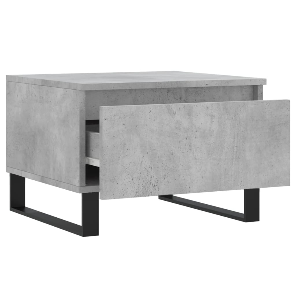 Coffee Tables 2 pcs Concrete Grey 50x46x35 cm Engineered Wood