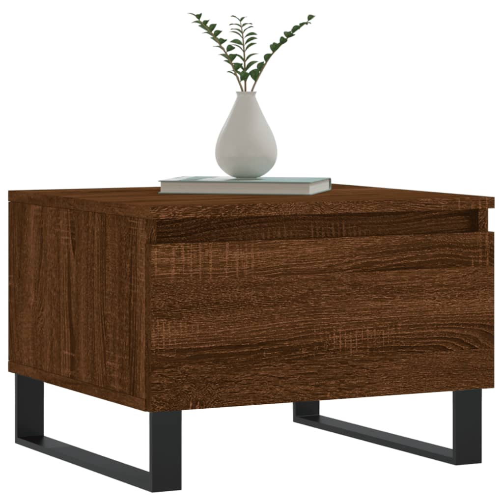 Coffee Tables 2 pcs Brown Oak 50x46x35 cm Engineered Wood