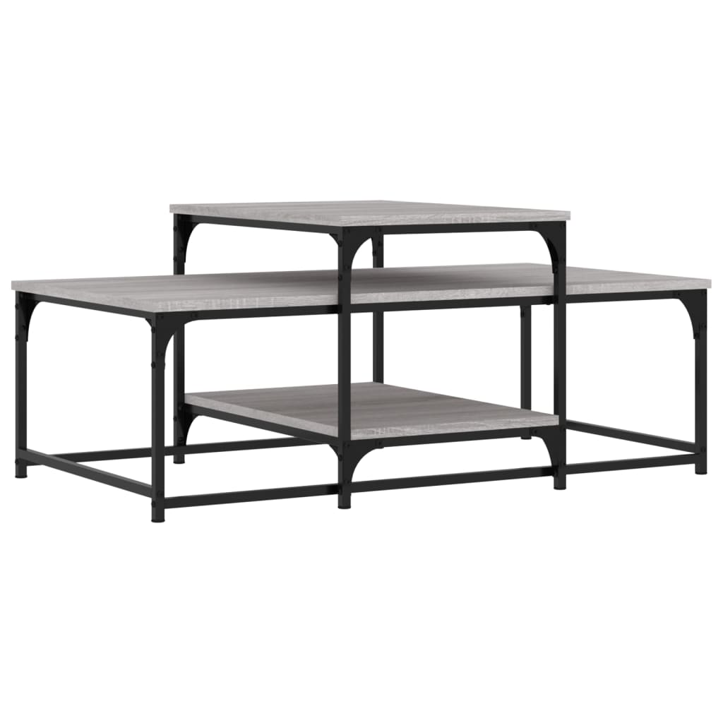 Coffee Table Grey Sonoma 102x60x45 cm Engineered Wood