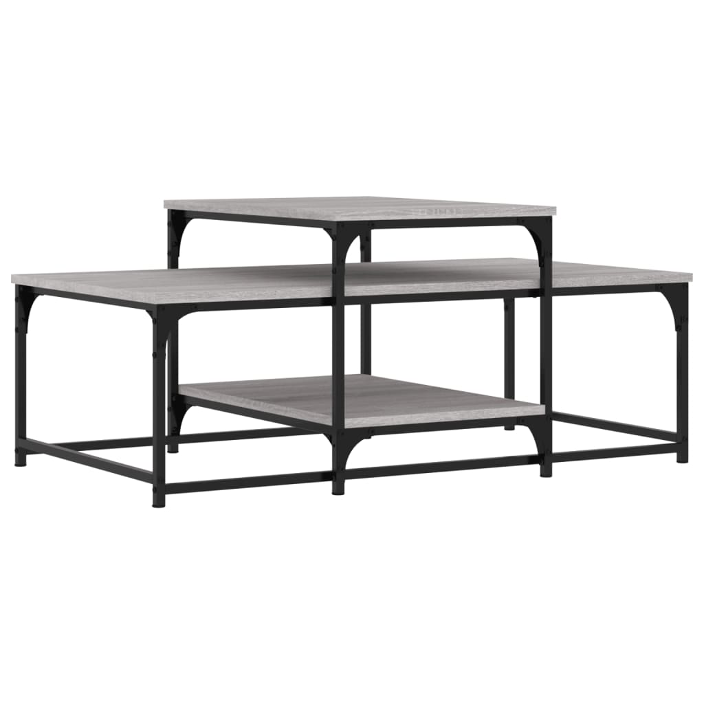 Coffee Table Grey Sonoma 102x60x45 cm Engineered Wood