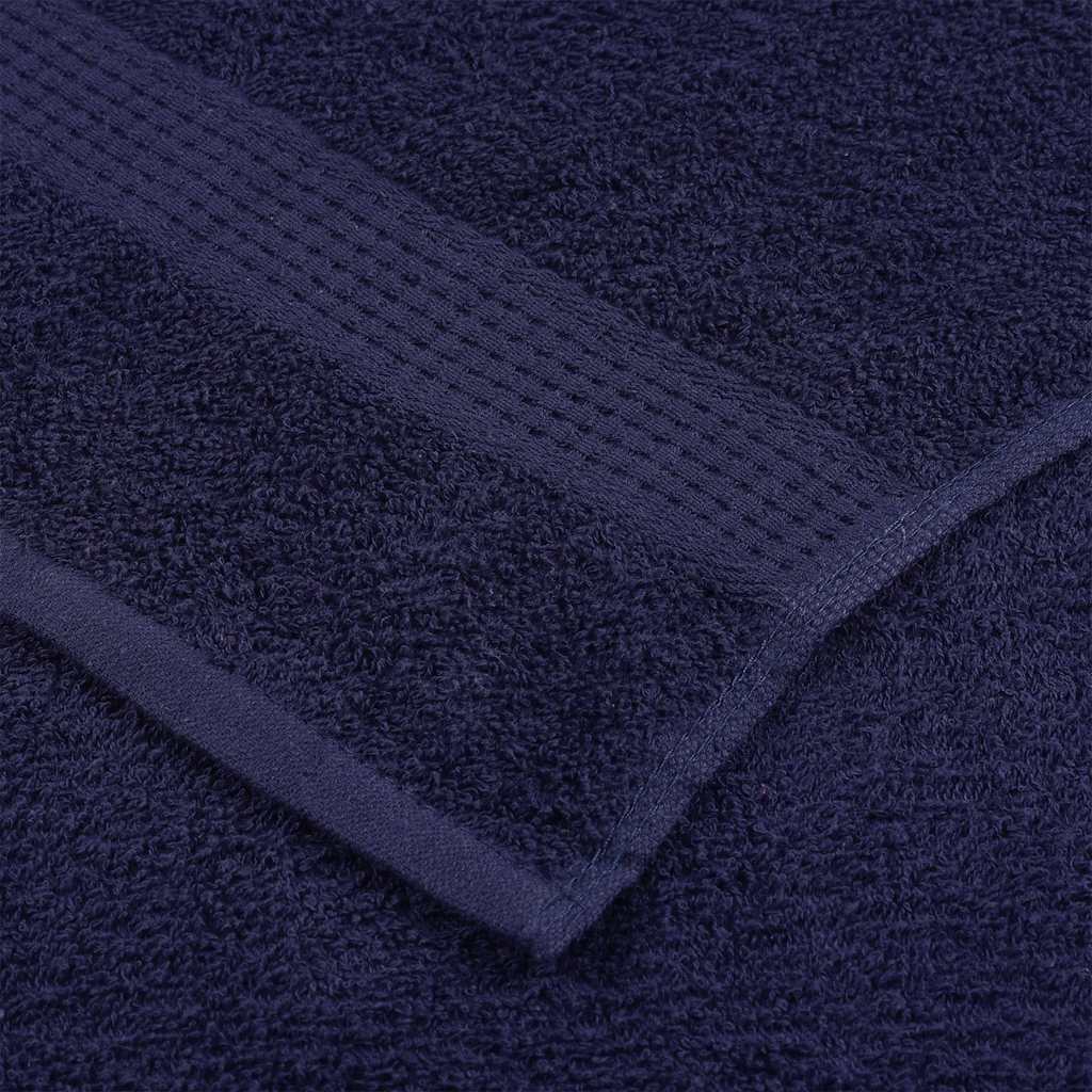 Wash Towels 10 pcs FROGN Navy Blue 30x30 cm 100% Cotton