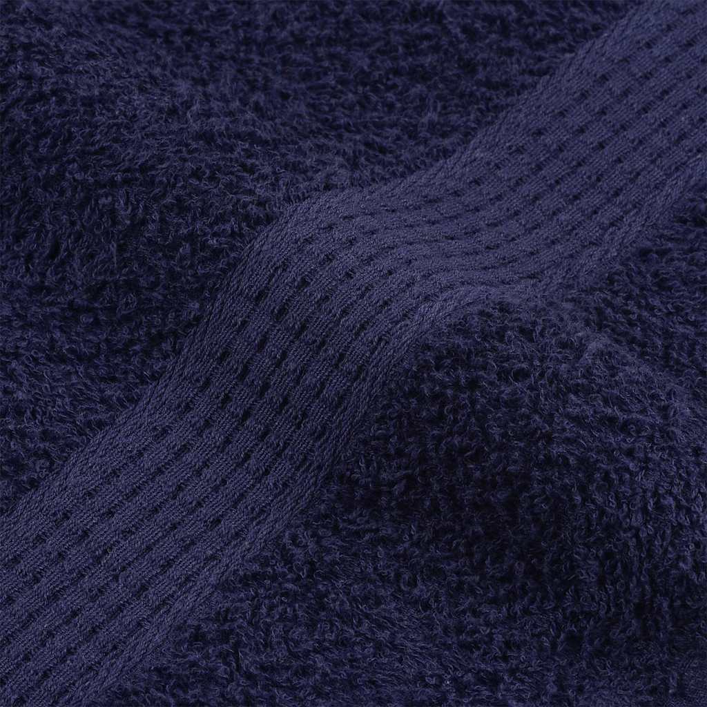 Bath Towels 2 pcs Navy Blue 100x150 cm 360 gsm 100% Cotton