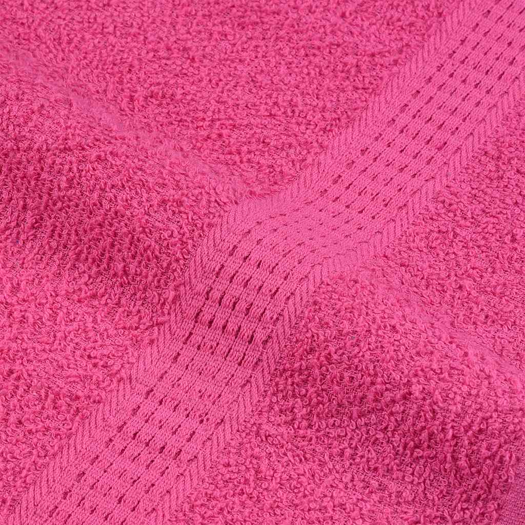 Hand Towels 10 pcs Pink 50x100 cm 360 gsm 100% Cotton