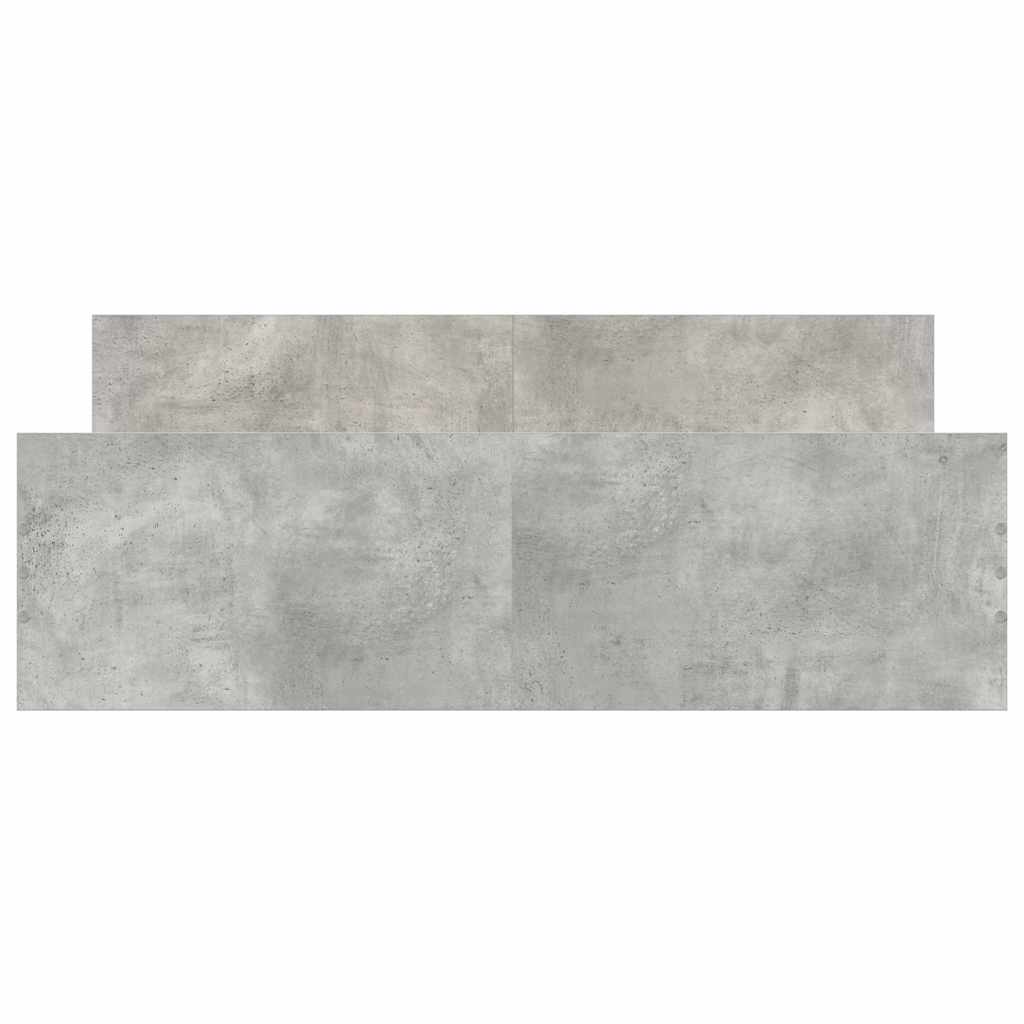 Bed Frame without Mattress Concrete Grey 120x200 cm