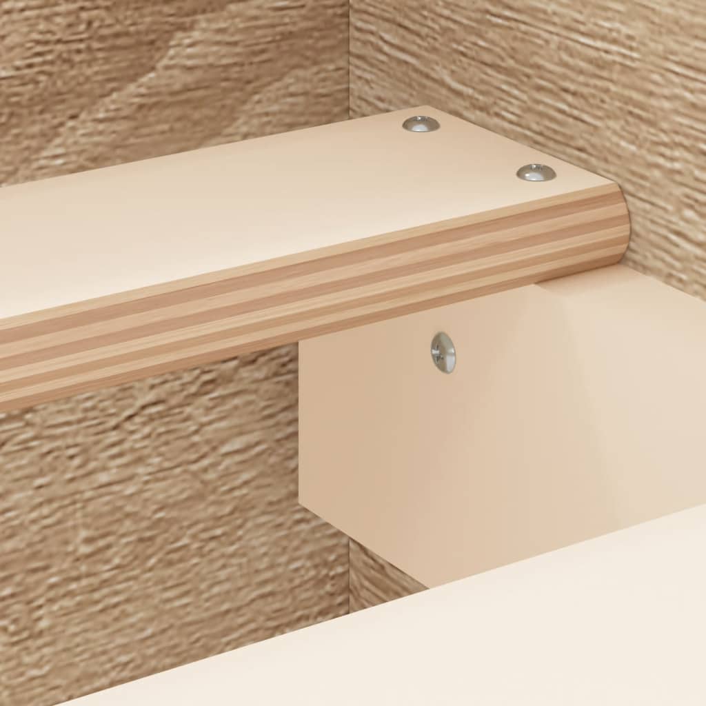 Bed Frame without Mattress Sonoma Oak 160x200 cm