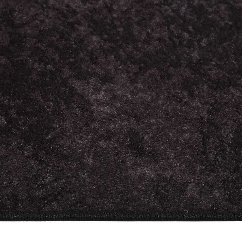 Rug Washable Anthracite 120x170 cm Anti Slip