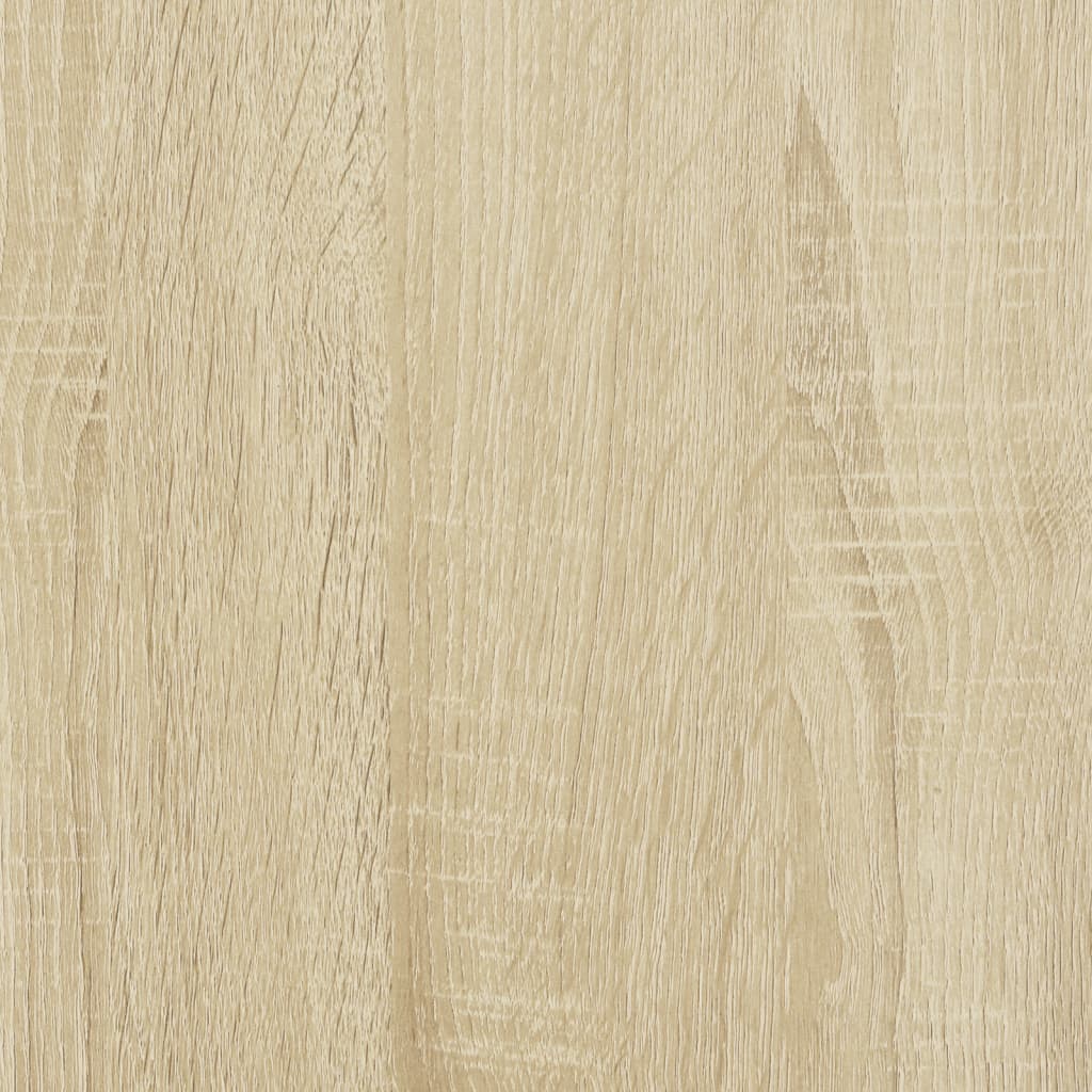 TV Cabinet with Glass Doors Sonoma Oak 102x37x42 cm