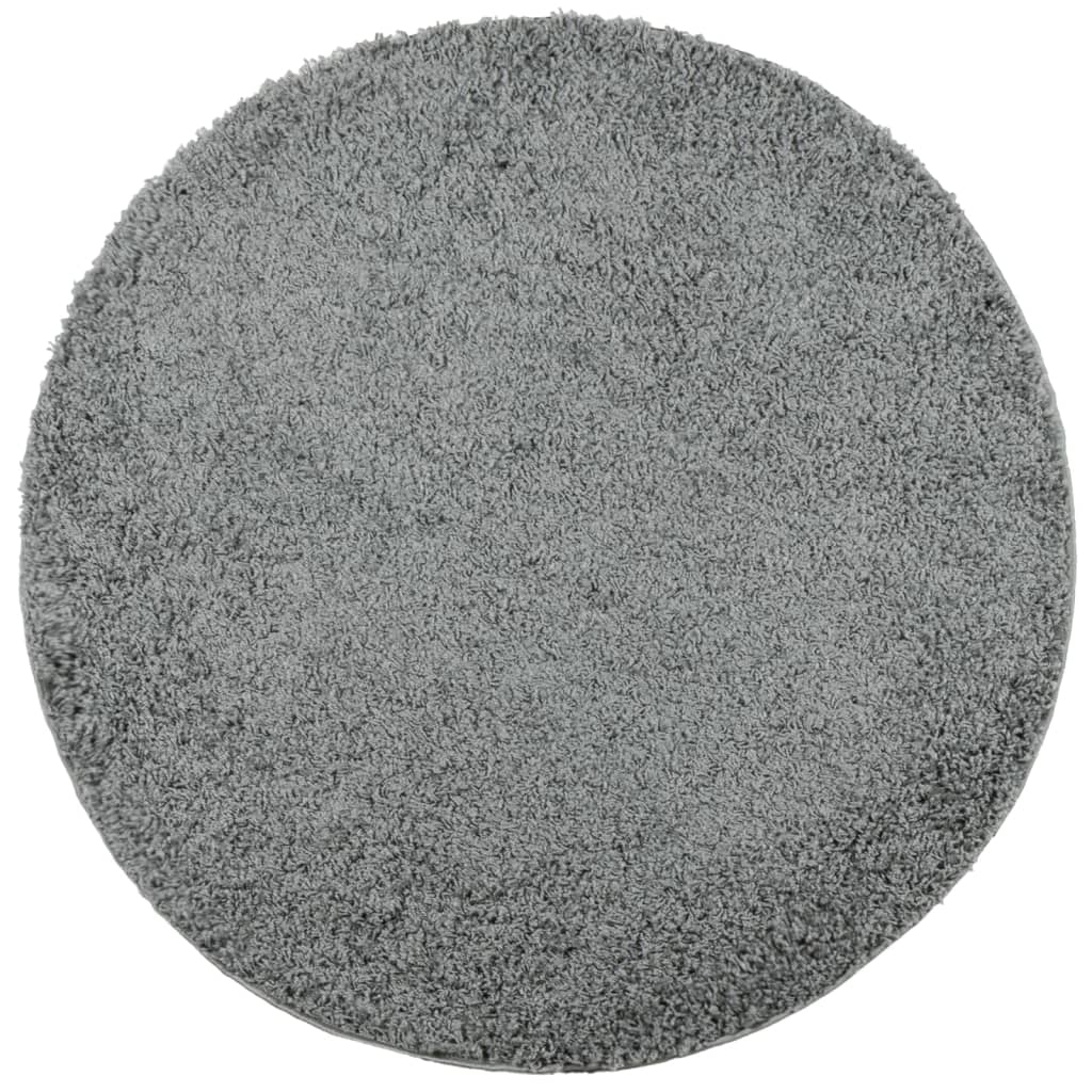 Shaggy Rug PAMPLONA High Pile Modern Green Ø 280 cm