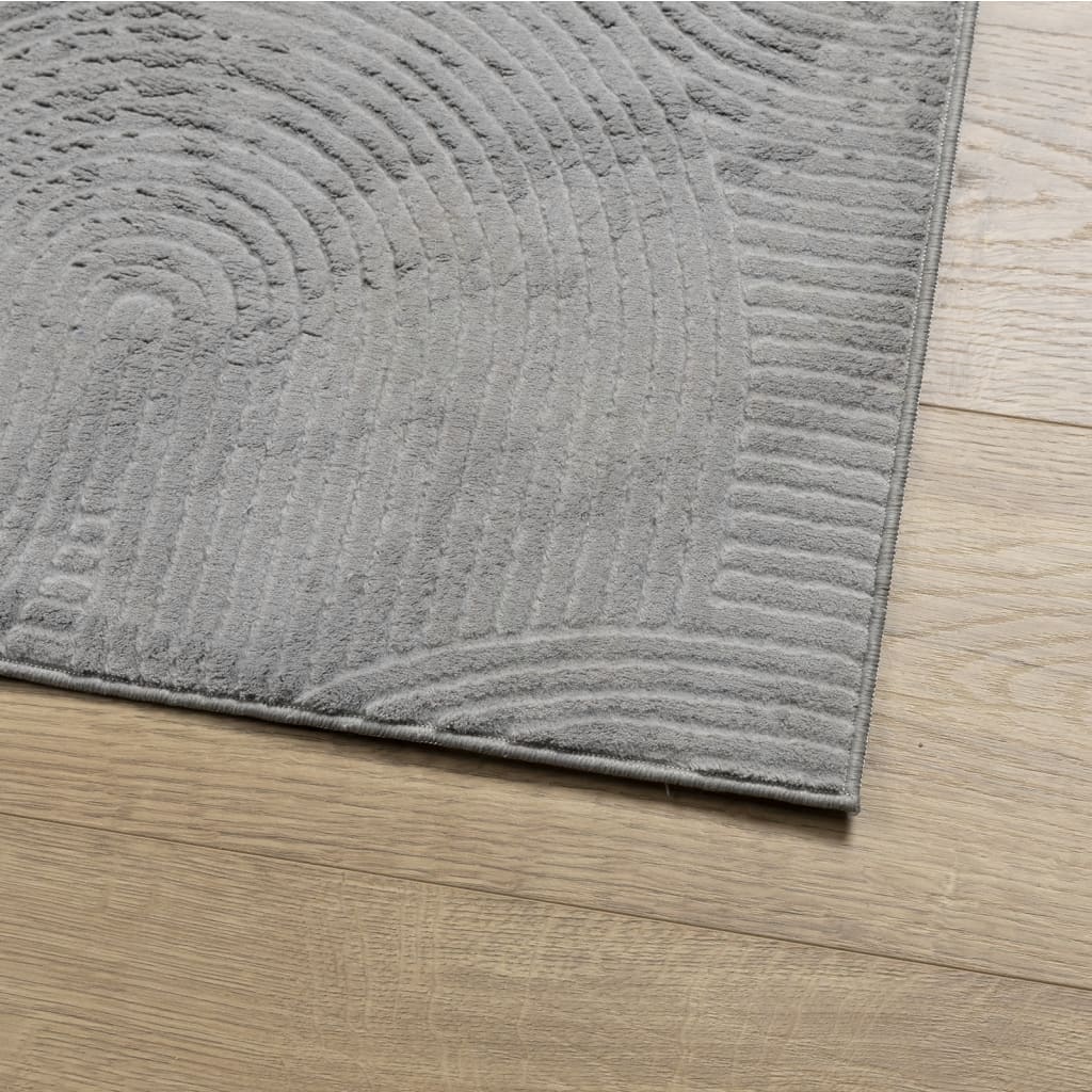 Rug IZA Short Pile Scandinavian Look Grey 120x170 cm